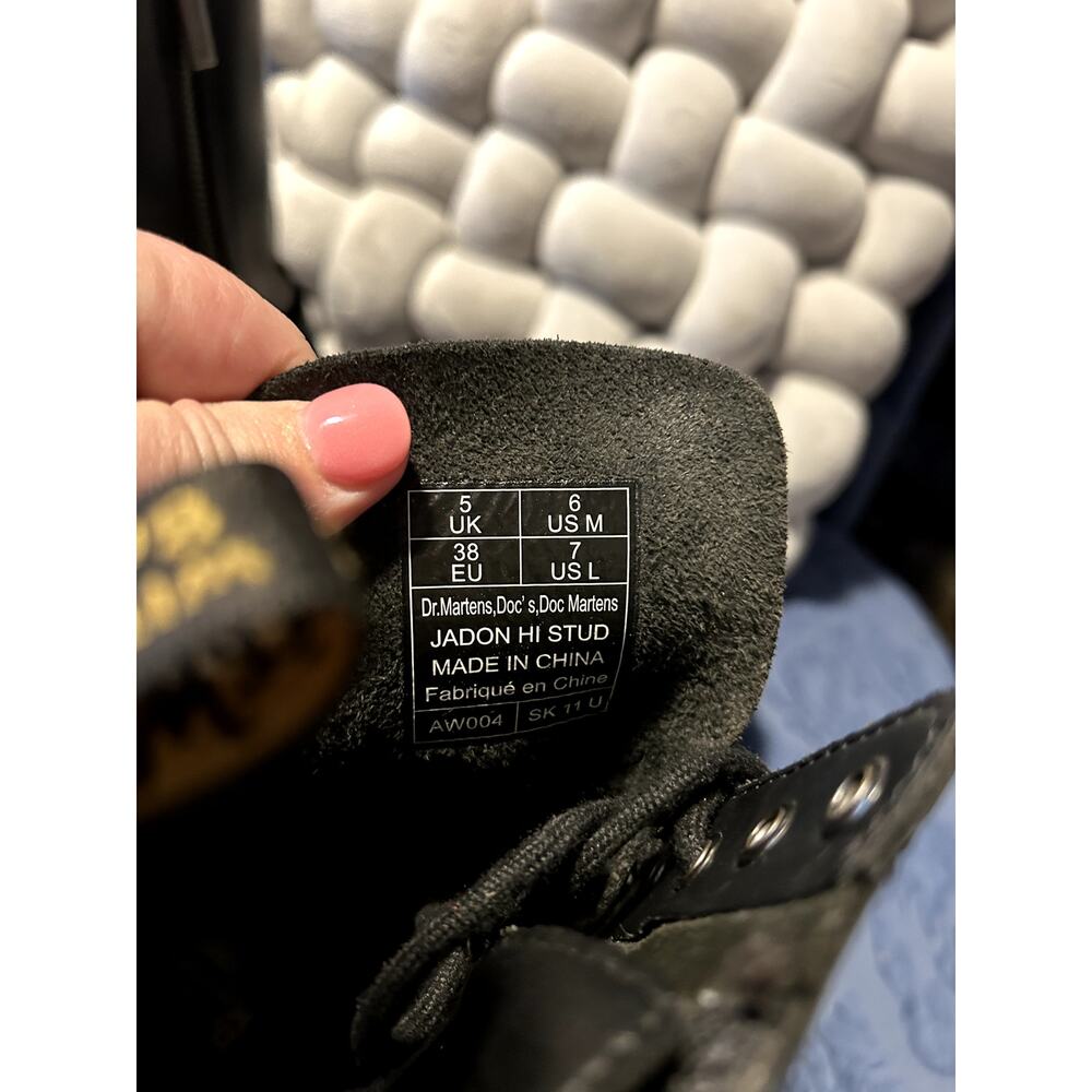 Dr Martens Jadon Hi Stud size 7/EU 38 - Picture 7 of 9